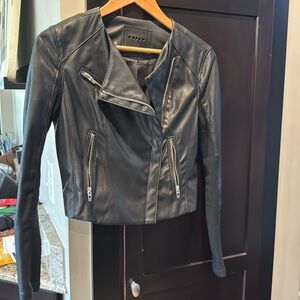 Blank NYC vegan moto leather jacket